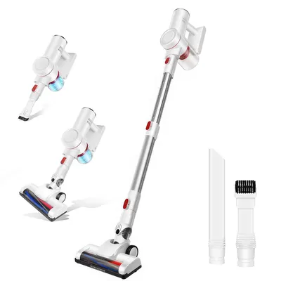 Produktbild von Akku Staubsauger kabellos 3-in-1 - Handstaubsauger mit Display & Licht für Tierhaare & Auto