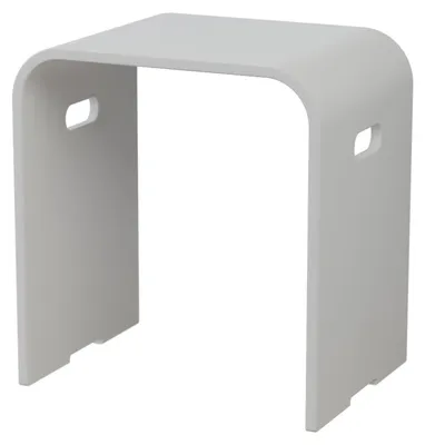 Produktbild von Luxus-Badhocker PB4002 - Mineralguss - 40 x 43 x 30 cm