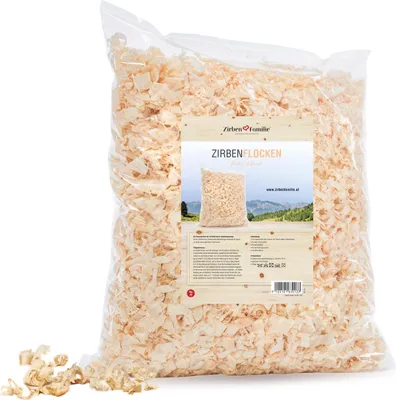 Produktbild von Nachfüllpackung ZirbenFlocken 380g