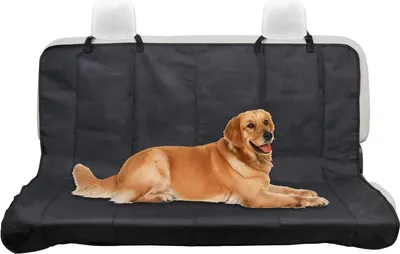 Image de TIROL T14668 Coussin imperméable pour siège arrière de voiture pour animaux de compagnie