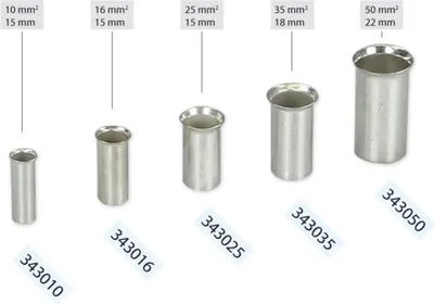 Image de Embouts de câbles 50- 0 mm² (100 pièces)
