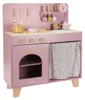 Produktbild von Holzkinderspielküche - Rosa - Essentials