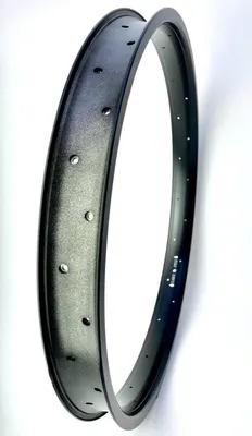 Image de Jante alu 26 pouces 57 mm noire, 32 trous, double paroi