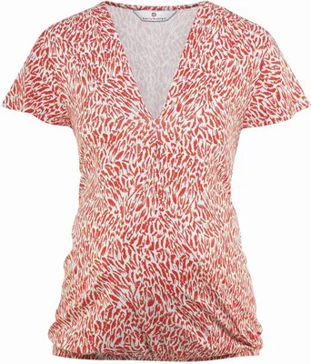 Produktbild von Bellybutton Umstandsbluse, Orange, Muster, Kurzarm