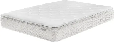 Produktbild von BELIANI Memory Foam Matratze mit Taschenfederkern Creme 180 x 200 cm Abnehmbarer Bezug Komfortabel Medium Härtegrad