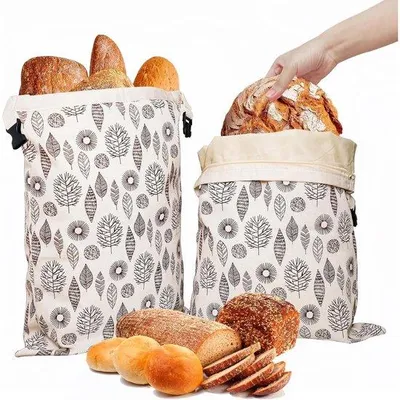 Produktbild von Kunststof bewaarzakken für Brot und n - 43 cm x 33 cm - herstellbar - für Selbstgebackenes.