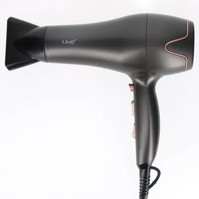 Image de LinQ, sèche-cheveux professionnel 2400 W, carbone