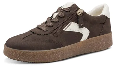 Produktbild von Jana Damen Sneaker Retro in Mehrweite, Mocca, 38