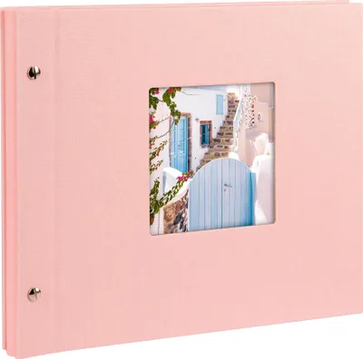 Produktbild von Goldbuch Schraubalbum Bella Vista rosé 30x25 cm 40 schwarze Seiten