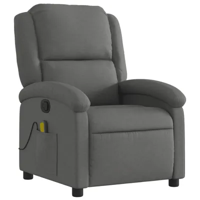 Produktbild von Massagesessel Dunkelgrau Stoff