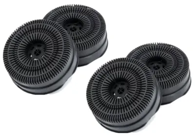 Produktbild von 4x Trade-Shop Aktivkohle-Filter kompatibel mit Elica 208342261101, 208342261102, 208355404427, 208355404482, 208355404483, 208355404508, 208355404578