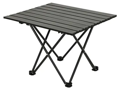 Image de Table pliante en métal, pour intérieur et extérieur, dimensions : 56 x 40 x 46 cm