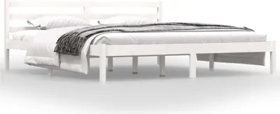 Obrázek produktu pro vidaXL Postel z masivu borovice 180x200 cm bílá