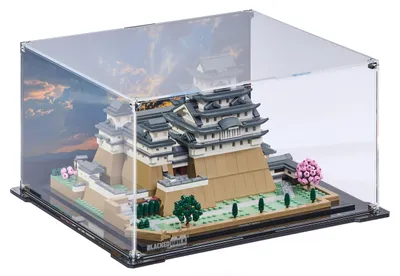 Image de Vitrine noire pour LEGO® 21060 Architecture – Château de Himeji, avec fond imprimé