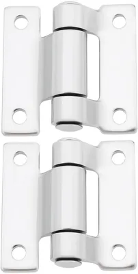 Dailygoods- Scharnier Edelstahl - 60x60mm - 2 Stück