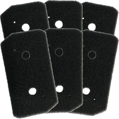 Produktbild von Comedes Ersatzfilterset einsetzbar statt Bosch Siemens Schaumfilter 12007650, 6er Set