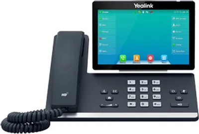 Produktbild von Yealink SIP-T57W, IP-Telefon, Grau, Kabelgebundenes Mobilteil, Tisch/Wand, Im Band, Außerhalb des Bandes, SIP-Info, 1000 Eintragungen