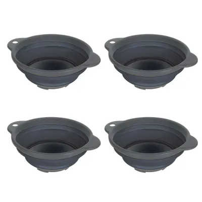 Obrázek produktu pro Skládací miska Regatta (sada 4 kusů) RG4435 (jedna velikost) (Ebony Grey)