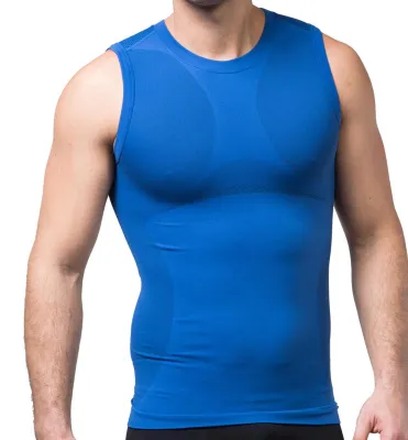 Immagine prodotto di Solidchoice - Set di 2 capi di abbigliamento a compressione per uomo, canotta aderente