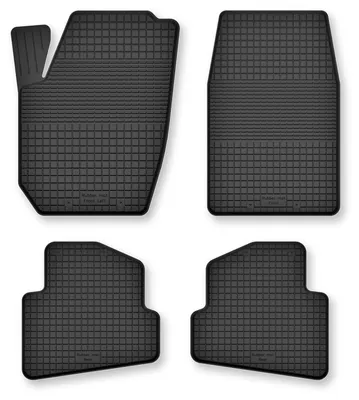 Obrázek produktu pro Gumové vaničkové autokoberce pro: Ford Ranger MK5 facelift 2015-2022 pickup černé 4 ks – Wielganizator Semi-Universal