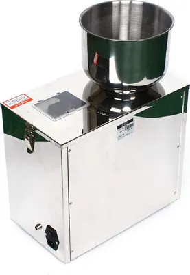 Produktbild von Automatický plnicí stroj na prášek Plnicí stroj Malý rychlý kvantitativní práškový stojan a plnicí práškové částice Vážení plnicích granulí Plnicí stroj na čajový prášek 1-50G