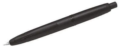 Produktbild von Füllfederhalter Capless Black Feder EF 18 Kt. rhodiniertes Gold.