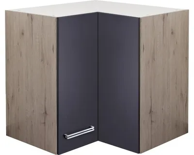 Obrázok produktu pre Rohová kuchynská skrinka horná Flex Well Santo šírka 60 cm antracit