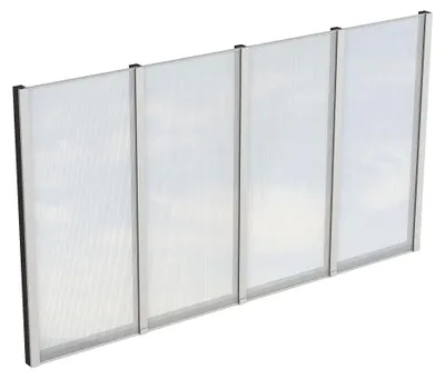 Produktbild von Seitenwand Polycarbonatplatten SKAN HOLZ 343 x 200 cm anthrazit