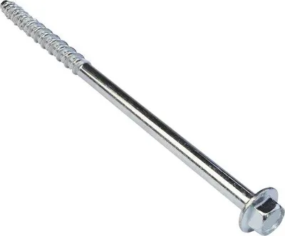 Obrázek produktu pro Sada 10 šroubů do betonu se šestihrannou hlavou Ø66x120 mm - přímé upevnění bez hmoždinek - pro Šestihran 8 mm - ocel - renovace stěn