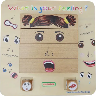 Image de Jeu Montessori en bois d'apprentissage des émotions Masterkidz