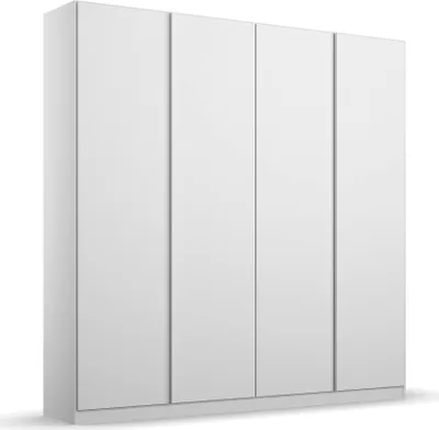 Produktbild von Kleiderschrank Drehtürenschrank Monostar | 4-türig | Alpinweiß 181 x 210 x 54 cm
