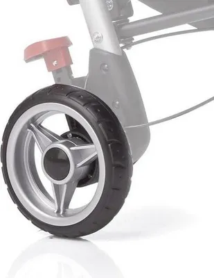Produktbild von Gesslein Swift Hinterrad 7 Zoll - silber