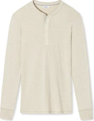 Produktbild von Schiesser Herren Henley 1/1 - Karl-Heinz natur melange Stück Gr. 004