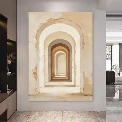 Imagen del producto de Pintura al óleo pintada a mano con textura 3D