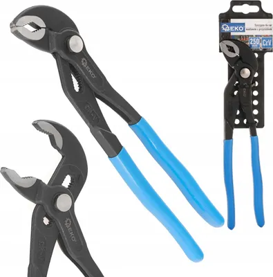 Image de GEKO Pince multiprise réglable avec bouton-poussoir 250 mm CrV