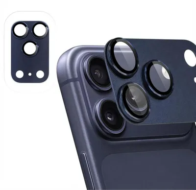 Imagen del producto de Protector de cámara de cristal paquete de 2 para Apple iPhone 17 Pro - Deep Blue