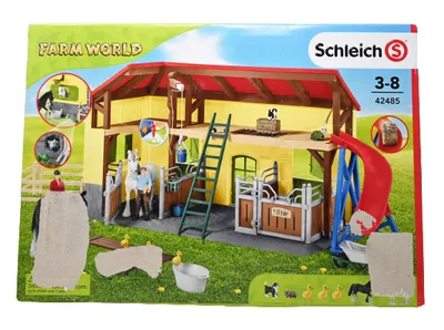 Produktbild von schleich 42485 Pferdestall, für Kinder ab 3 Jahren, Farm World - Spielset