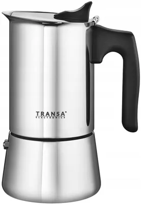 Produktbild von Espressokocher Edelstahl 6 Tassen 300Ml mit Sicherheitsventil Extra Transa