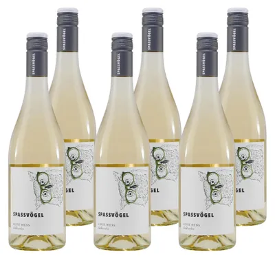 Produktbild von Spassvögel Cuveé Weiss -halbtrocken- (6 x 0,75L)