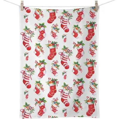 Produktbild von Ambiente Geschirrtuch – X-Mas stockings