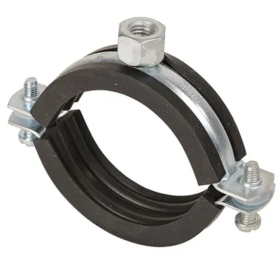 Produktbild von Fixotec Schraubrohrschelle Original M8 20-25mm (1/2") verzinkt mit Einlage - 20 Stück