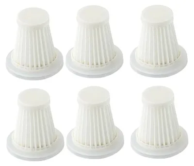 Productafbeelding van Vervangingsfilters voor stofzuigers - Herbruikbaar en wasbaar - Accessoires voor autostofzuigers - 6 stuks