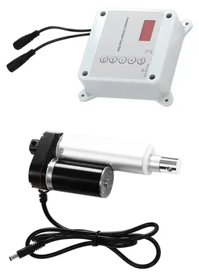 Hühnerstall-Türöffner, 12 V, 30 W, mit Lichtsensor und Fernbedienung