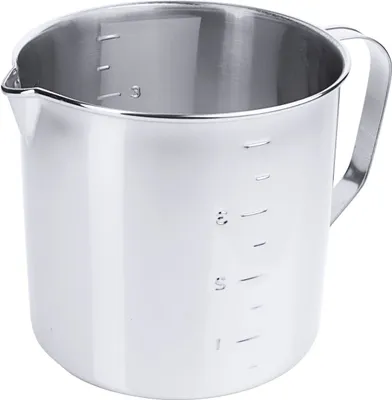 Produktbild von Messbecher, zylindrisch, Edelstahl 18/10, 0,7-5,0 Liter wählbar : 4 l Variante: 4 l