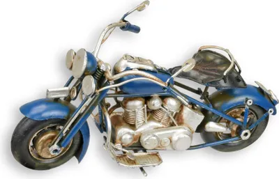 Produktbild von Blechmodell Motorrad Oldtimer Replikat Retro Design Dekoration
