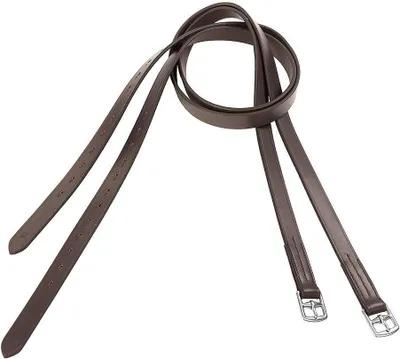 Produktbild von Steigbügelriemen 'Basic' aus Leder, Farbe:braun, Groesse:120 cm