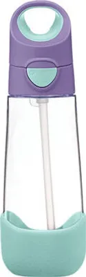 Zdjęcie produktu dla butelka b.box do picia ze słomką 600 ml - Purple Pop