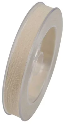 Produktbild von Webband, Schleifenband 15mm creme 20m Rolle (1m=0,35EUR) Goldina