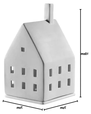 Produktbild von Lichthaus/Teelichthaus - Lichtzauber - Porzellan 7 x 7 x 10 cm