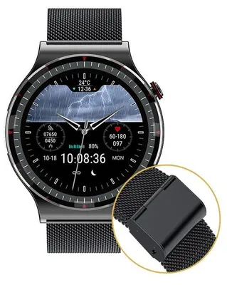 Produktbild von Knauermann PRO 2 Gesundheitsuhr Smartwatch, Blutdruckmesser, Fitnessuhr
